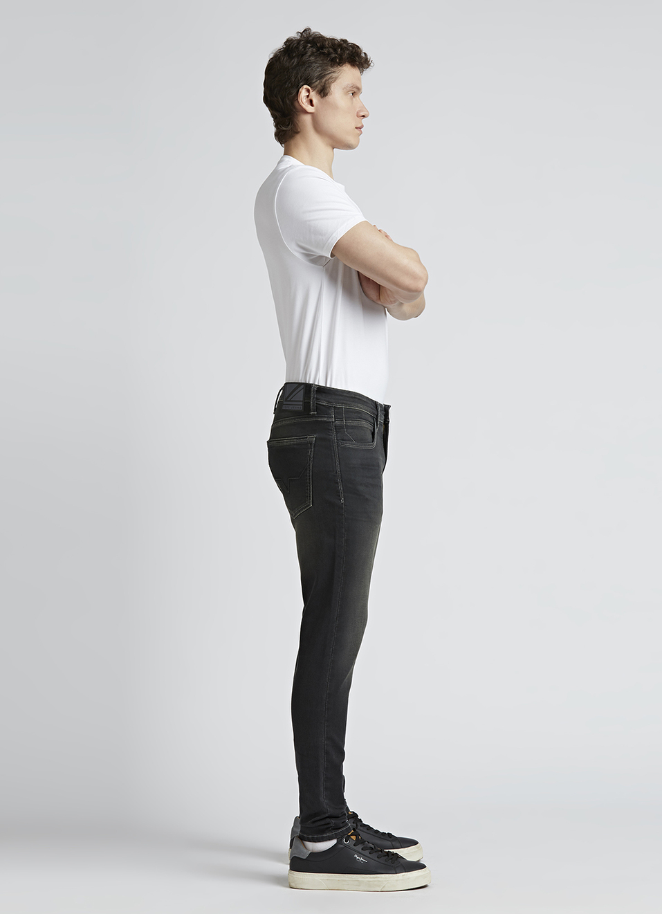 Chinox Black Mid Waist Gymindigo Jeans, , large image number 5