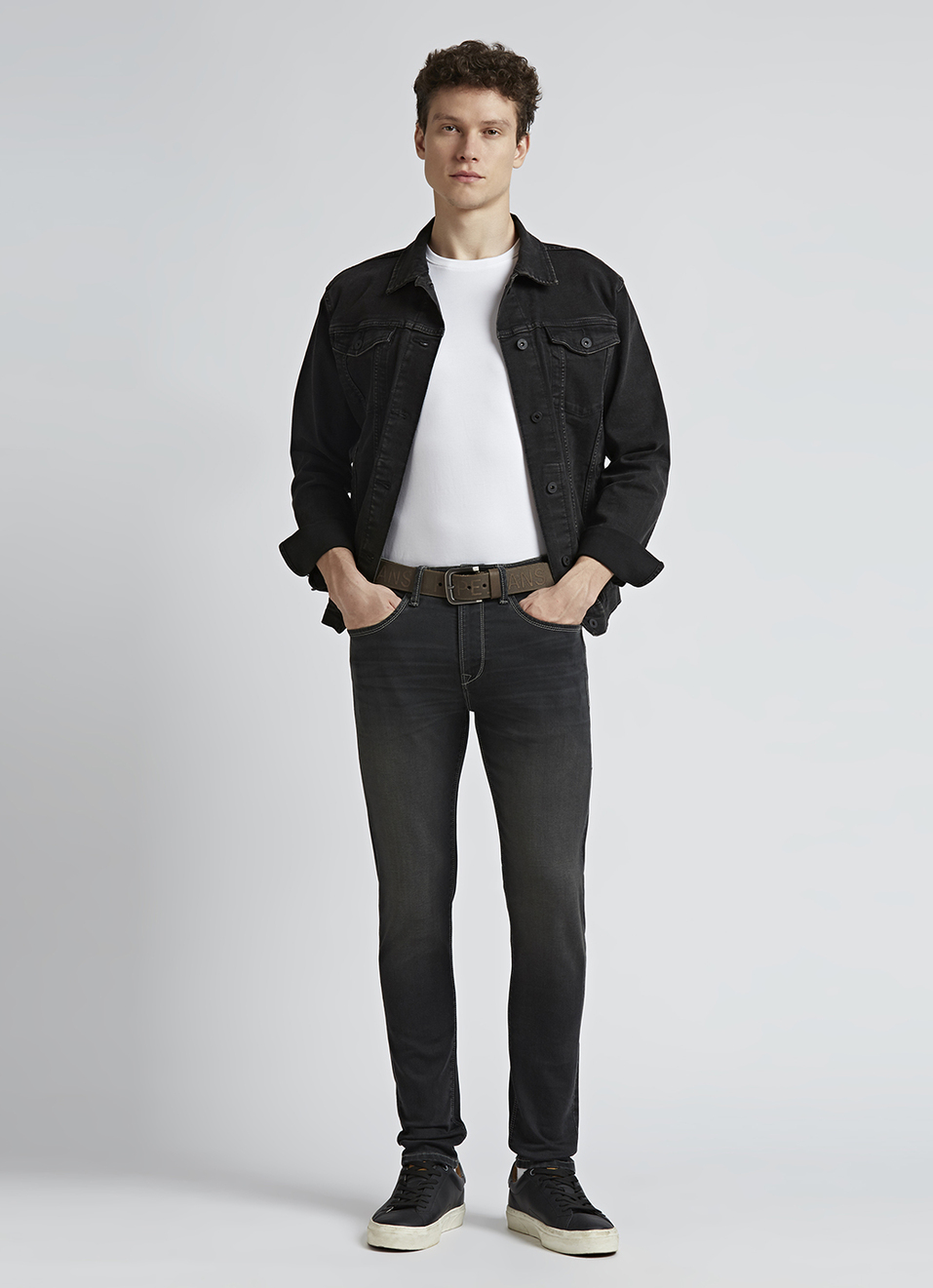 Chinox Black Mid Waist Gymindigo Jeans, , large image number 6