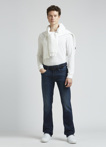 Holborne Blue Mid Rise Straight  Jeans