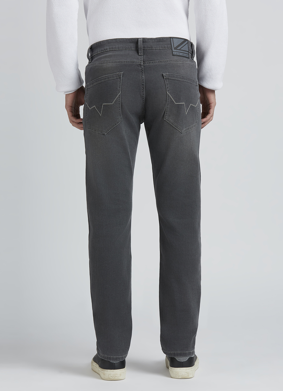 Vapour Black Mid Rise Slim Jeans, , large image number 4