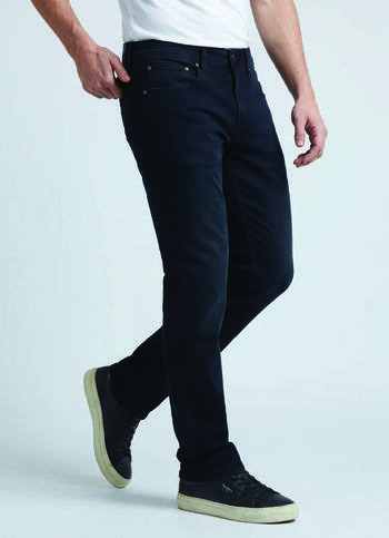 Holborne Black Mid Waist Straight Jeans