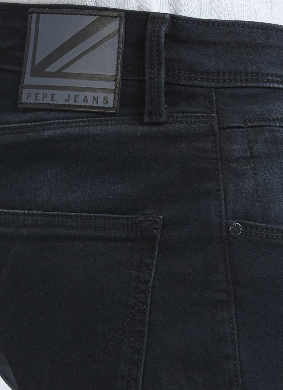 Vapour Black Mid Rise Slim Jeans, , large image number 4