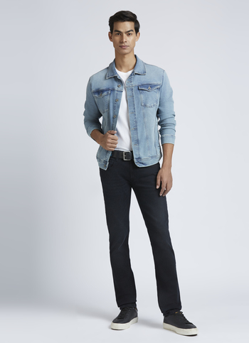 Vapour Black Mid Rise Slim Jeans