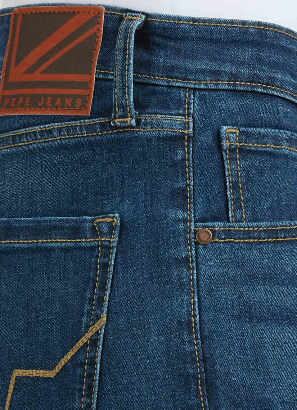 Vapour Blue Mid Rise Slim  Jeans, , large image number 4