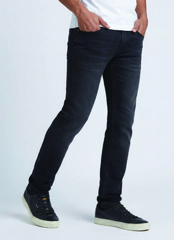 Vapour Black Mid Rise Slim Jeans