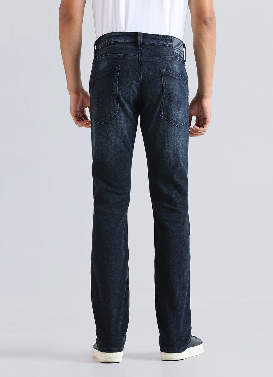 Holborne Black Mid Waist Stretch Jeans, , large image number 2