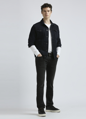 Vapour Black Mid Rise Slim Jeans