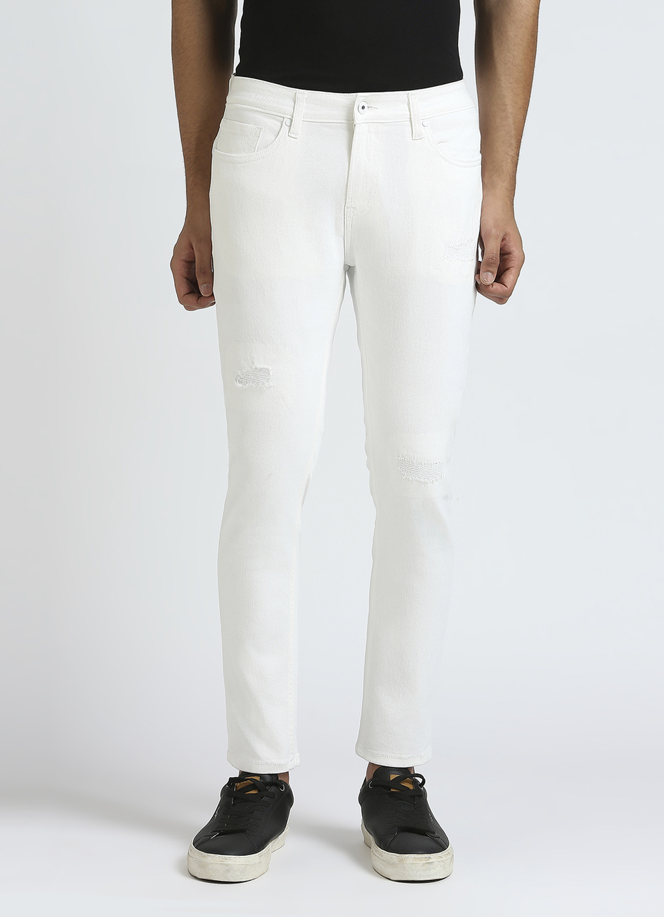 Oliver White Mid Waist Ankle Jeans, , large image number 6