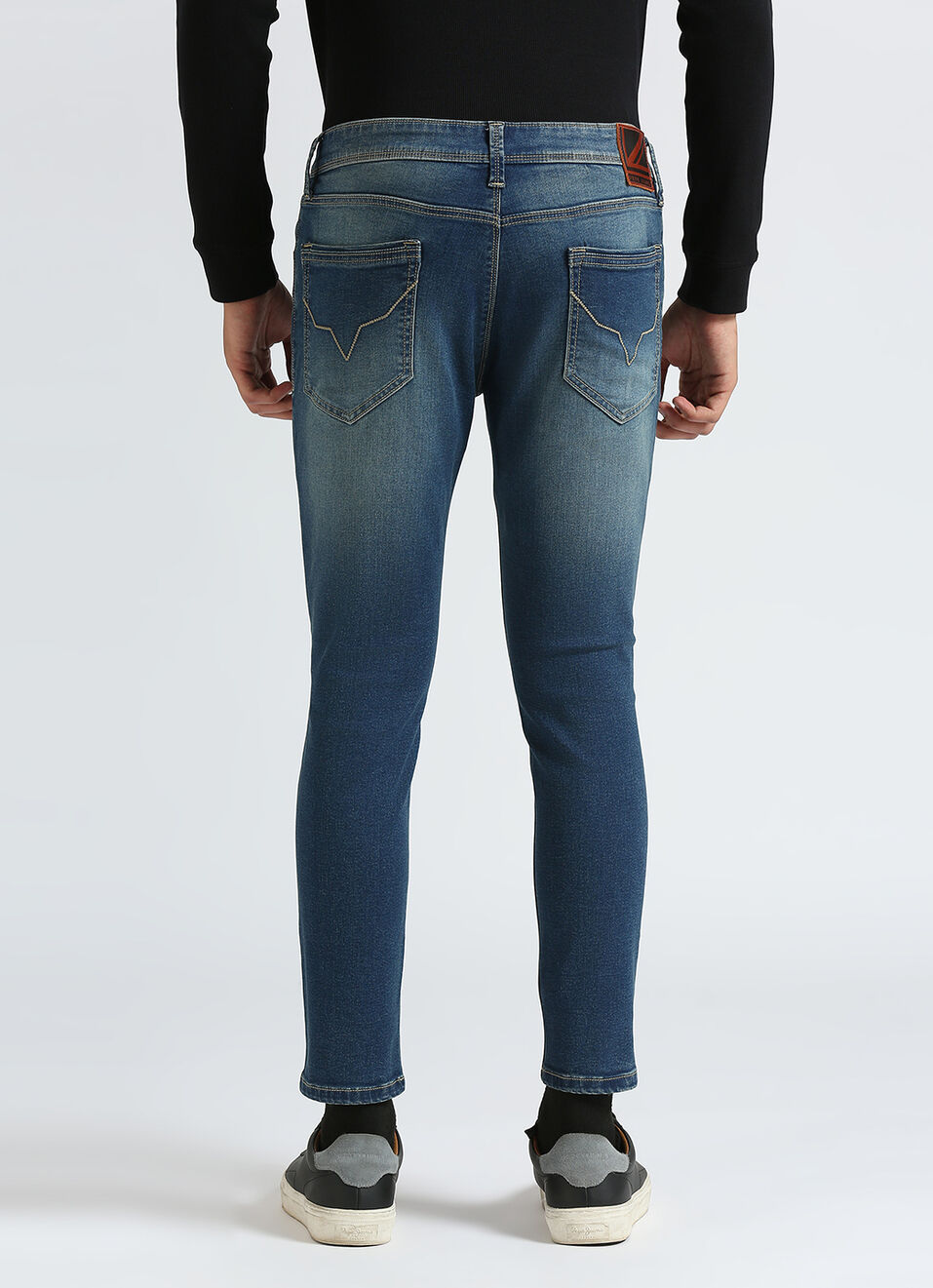 Oliver Blue Mid Waist Ankle Jeans, , large image number 3