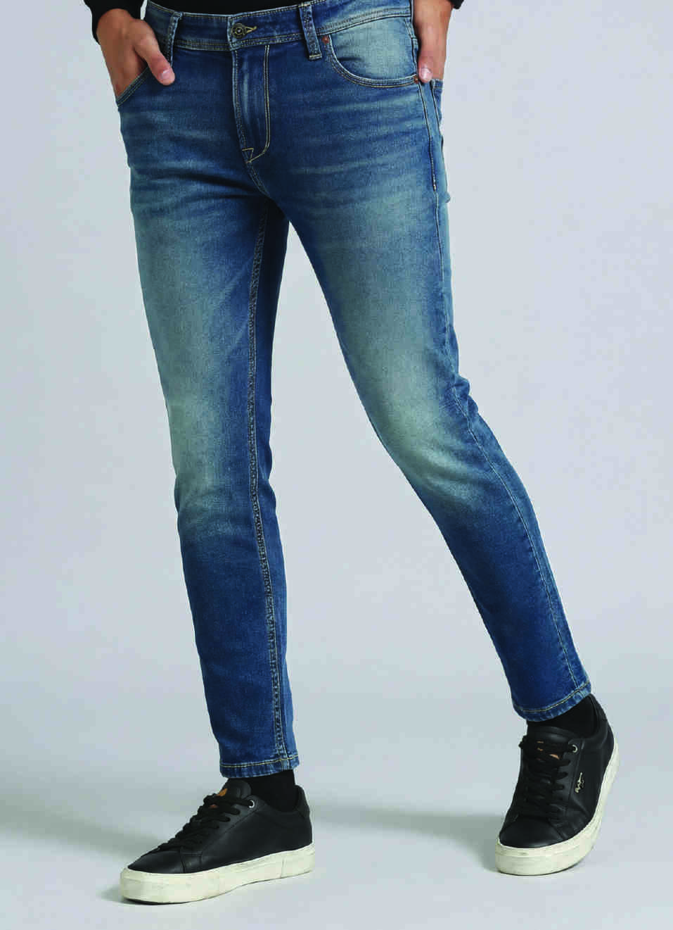 Oliver Blue Mid Waist Ankle Jeans, , large image number 0