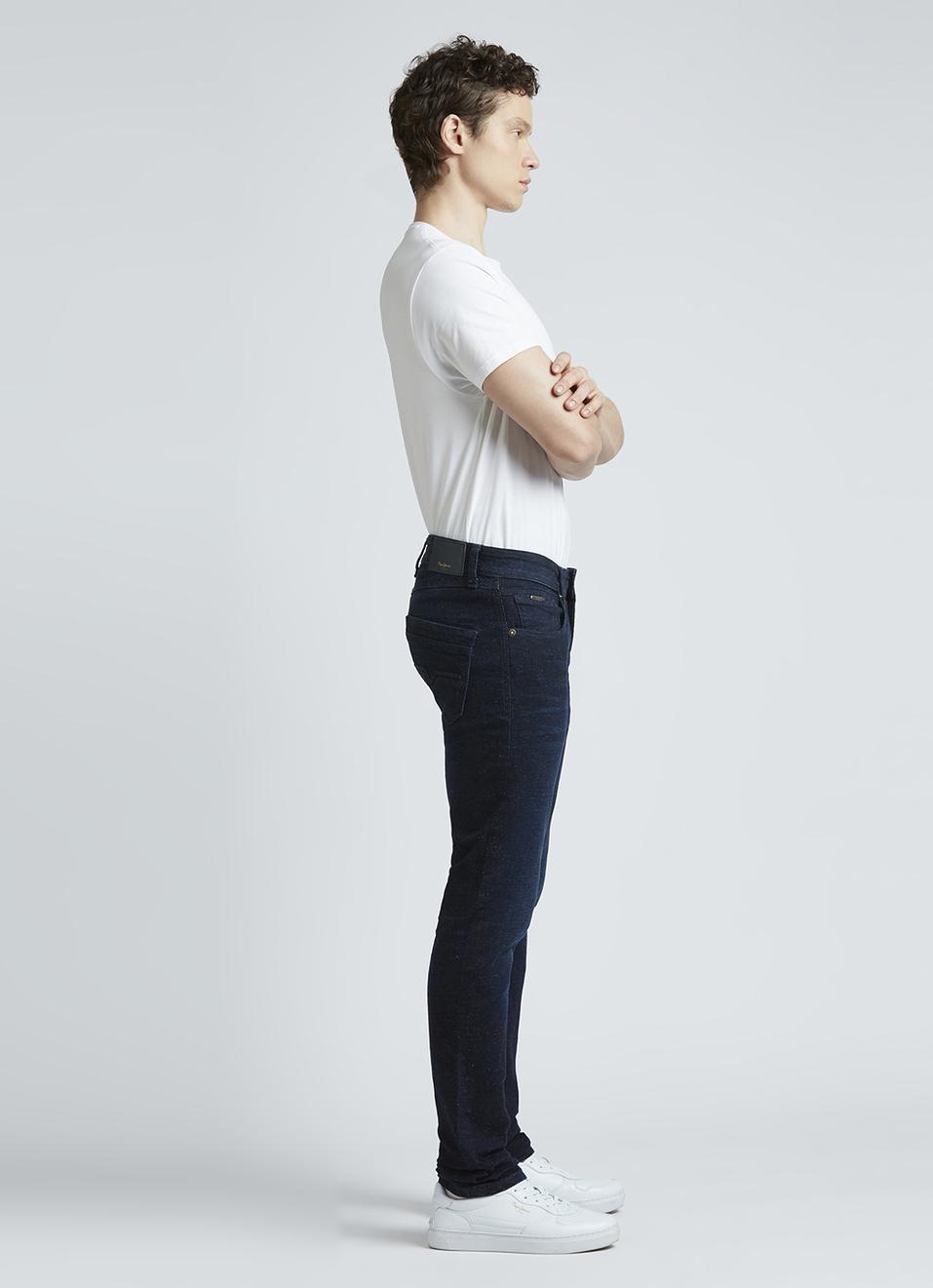 Holborne Blue Holborne Mid Rise Straight Jeans, , large image number 5