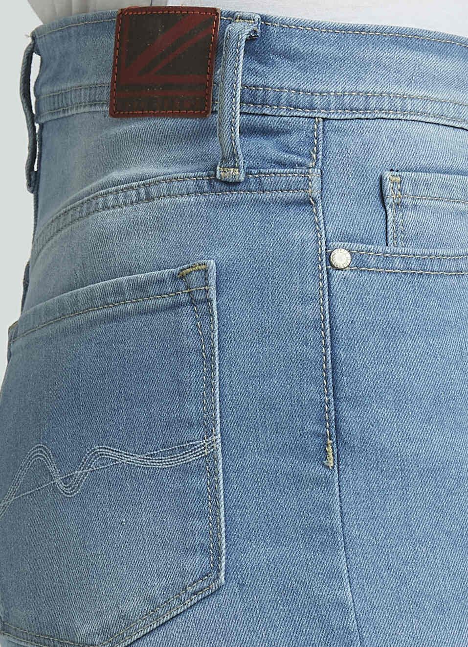 Mary Blue High Waist Straight Jeans, , large image number 4