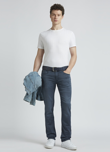 Vapour Blue Mid Rise Slim Heritage Jeans