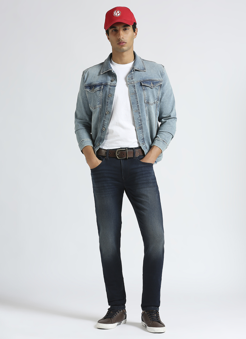 Chinox Blue Mid Waist Gymindigo Jeans, , large image number 1