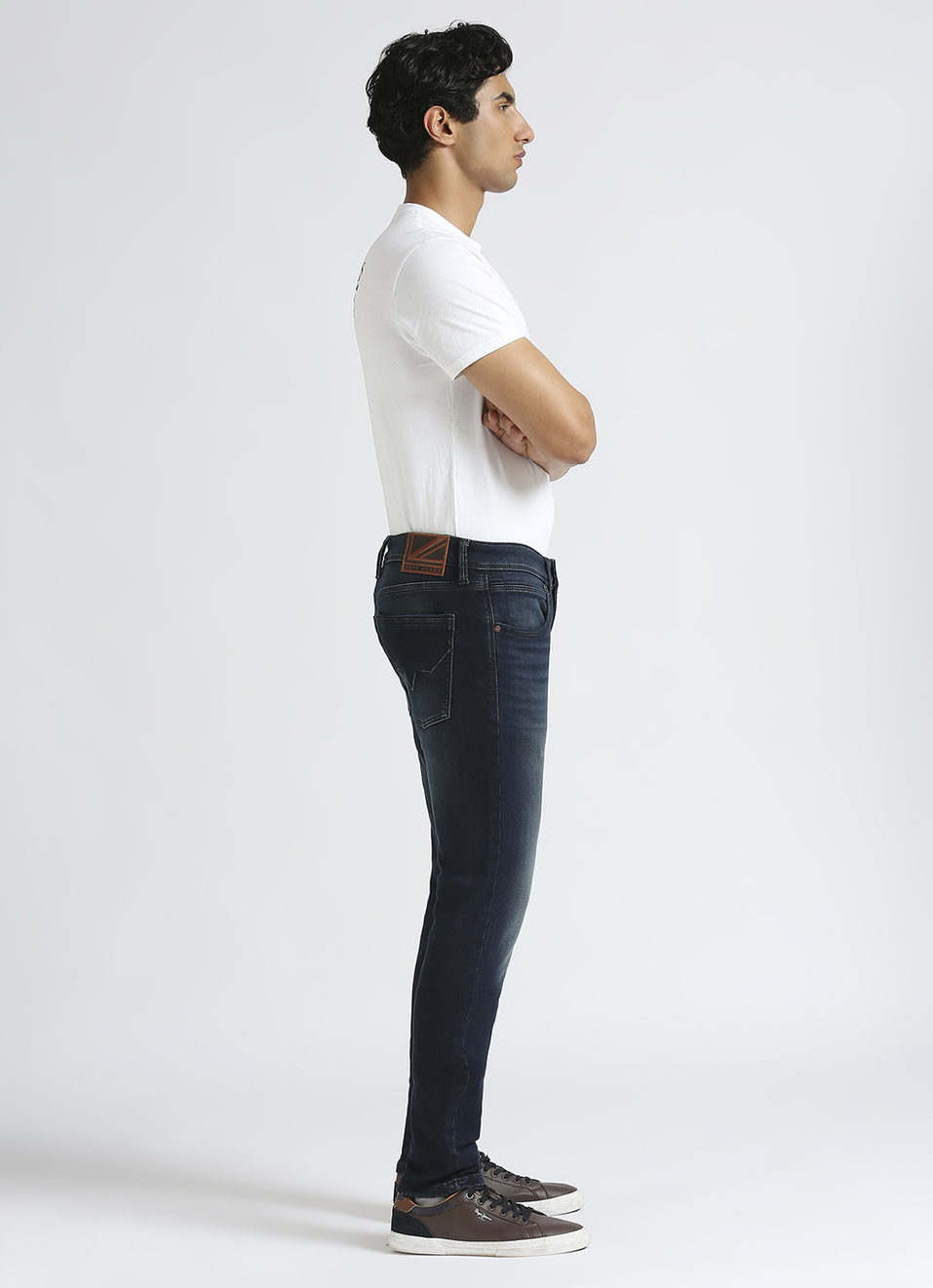 Chinox Blue Mid Waist Gymindigo Jeans, , large image number 5