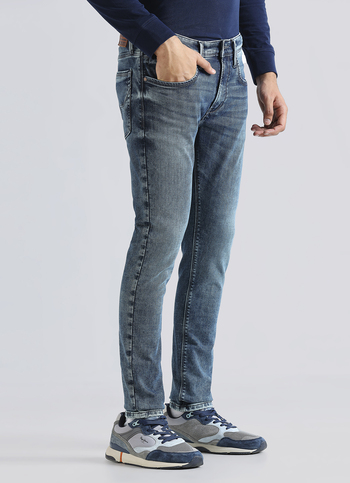 Chinox Blue Mid Waist Gymindigo Jeans