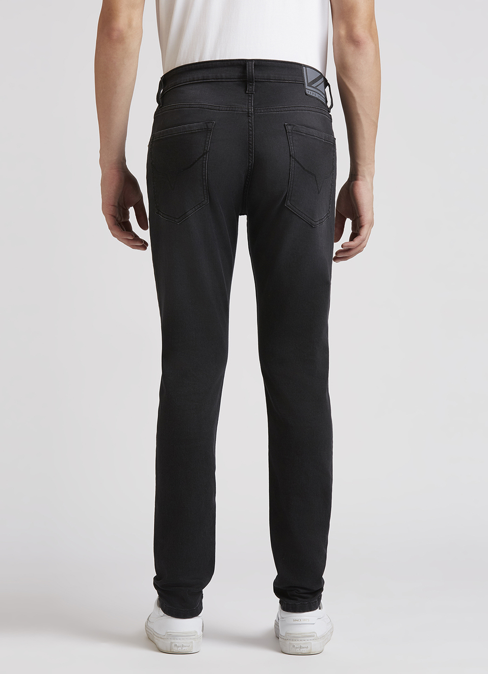 Chinox Black Mid Rise Skinny Gymindigo Jeans, , large image number 3