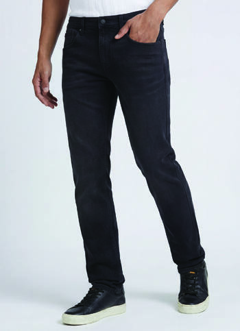 Vapour Black Mid Rise Slim Jeans