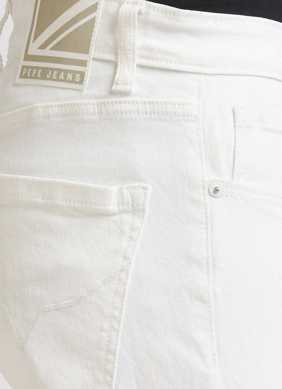 Holborne White Mid Rise Straight Jeans, , large image number 4