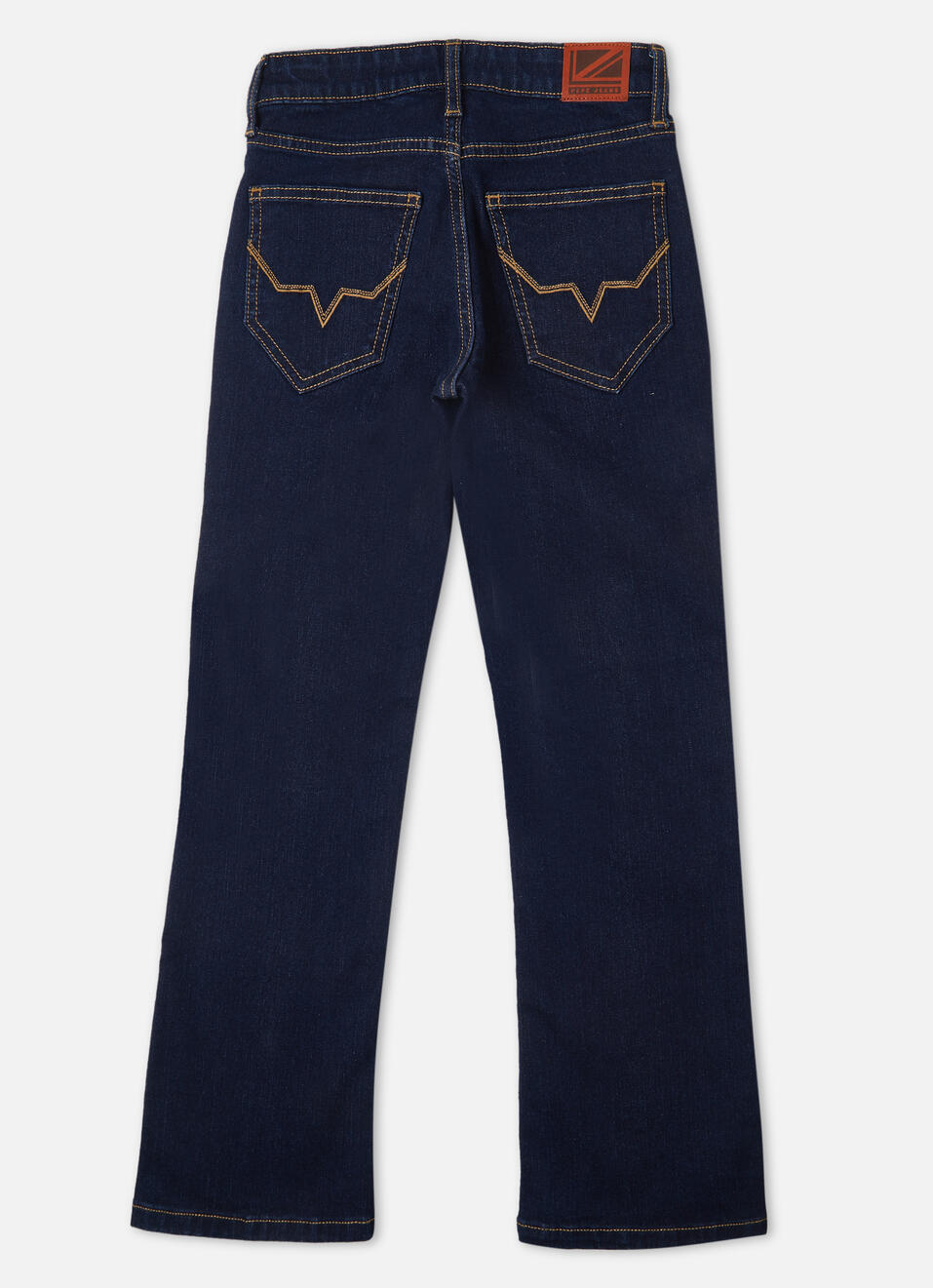 Boys Blue Mid Rise Bootcut Jeans, , large image number 1