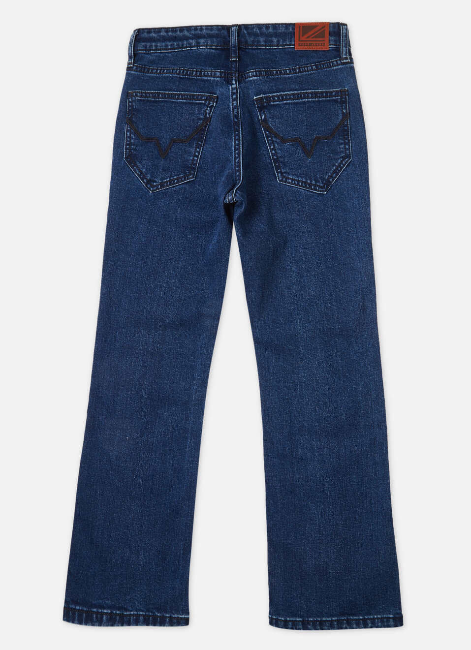 Boys Blue Mid Rise Bootcut Jeans, , large image number 1