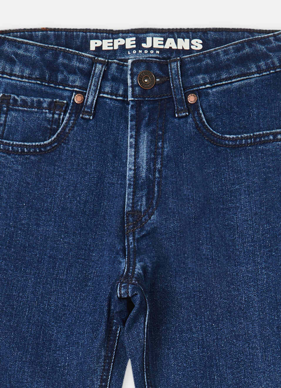 Boys Blue Mid Rise Bootcut Jeans, , large image number 2