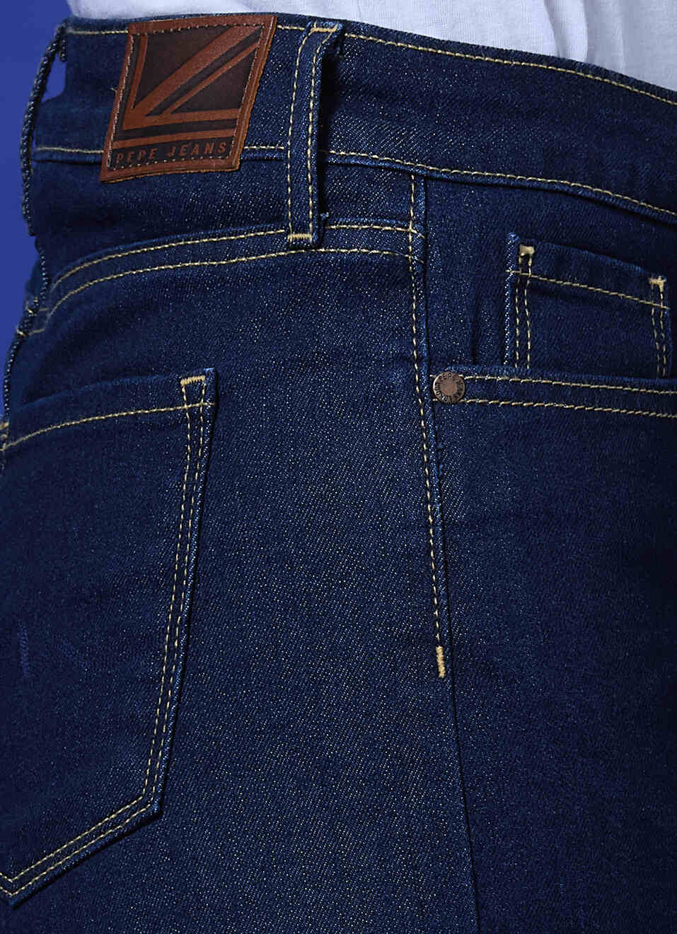 Women Blue High Waist Loose Wide Leg Jeans, , large image number 4
