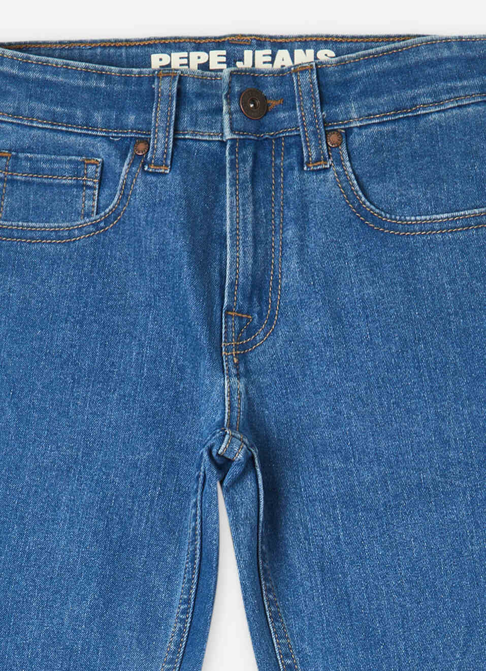 Boys Blue Mid Rise Bootcut Jeans, , large image number 2