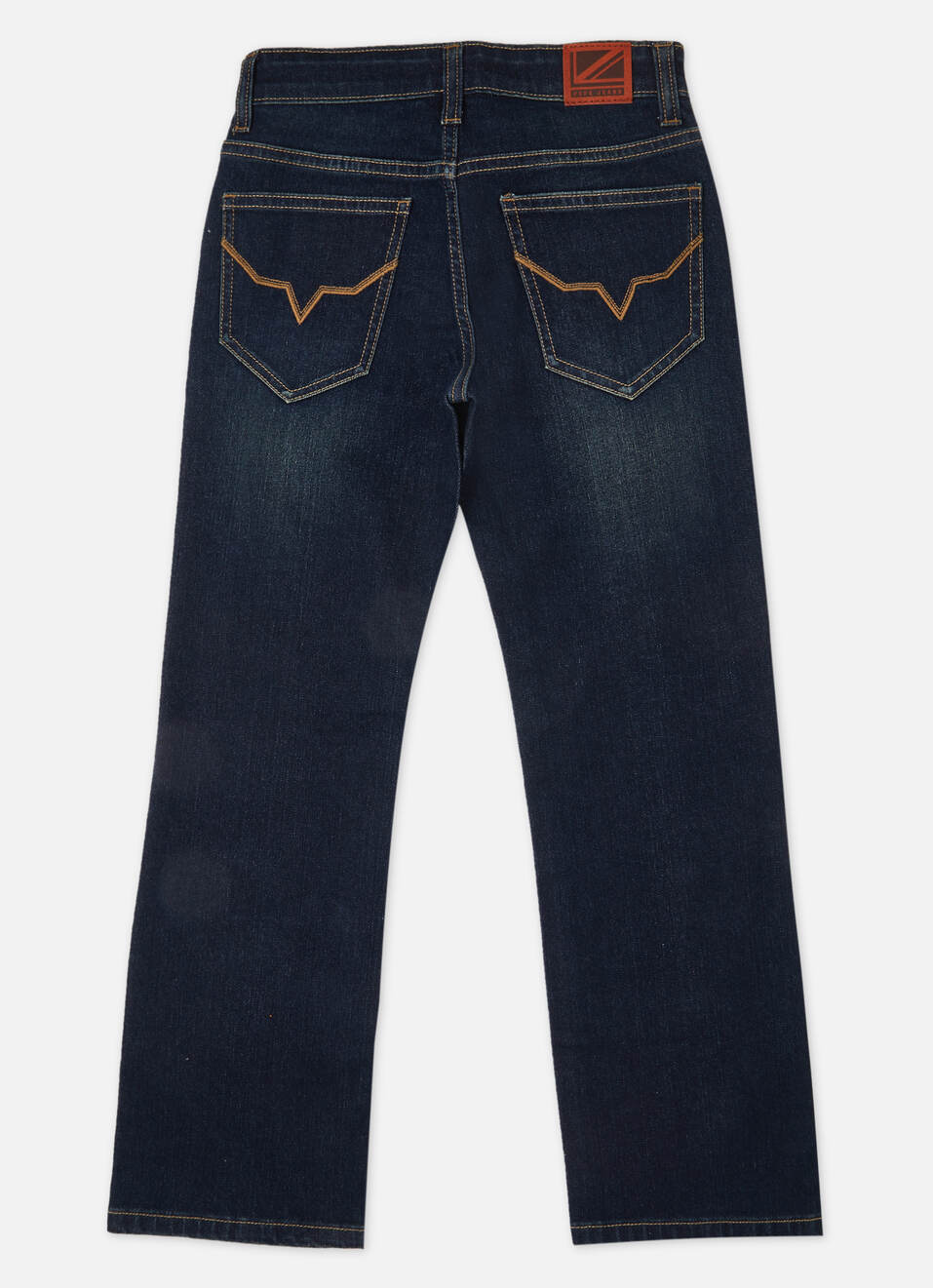 Boys Khaki Mid Rise Bootcut Jeans, , large image number 1
