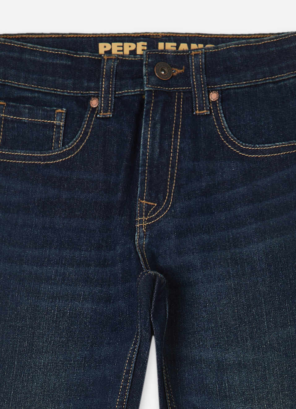 Boys Khaki Mid Rise Bootcut Jeans, , large image number 2