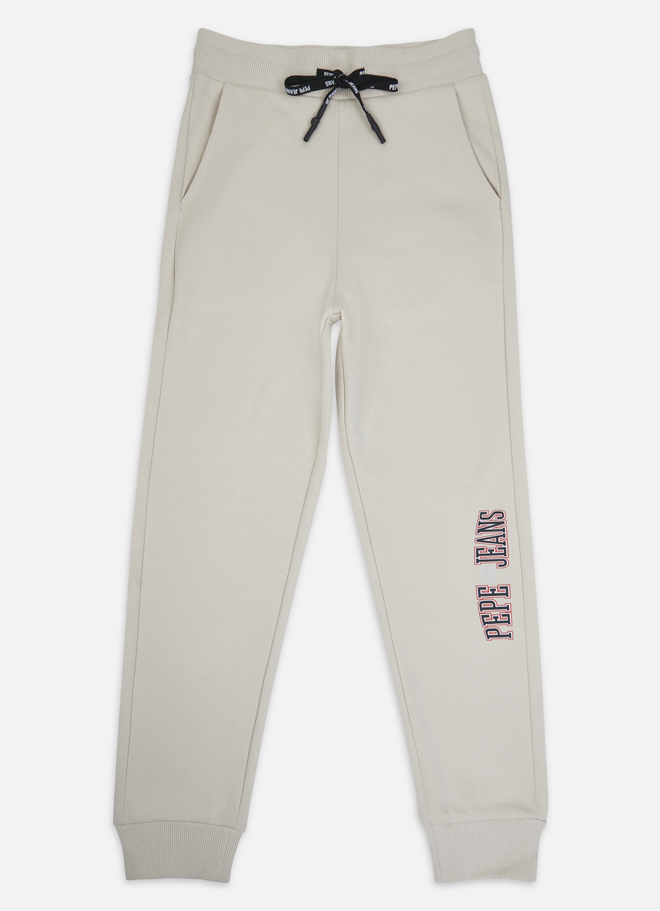 Boys Beige Mid Rise Joggers, , large image number 0