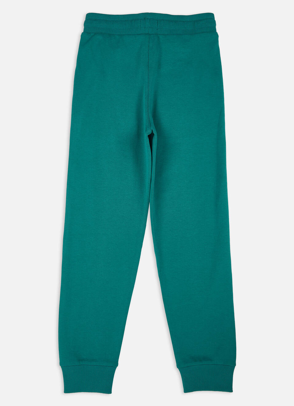 Boys Green Letter Print Mid Rise Joggers, , large image number 1