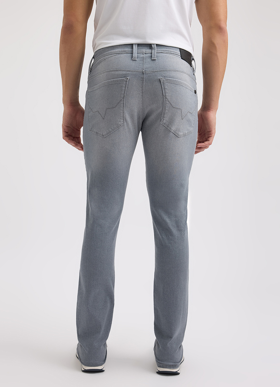 Men Grey Mid Rise Slim Powerflex Extra Stretchable Jeans, , large image number 2