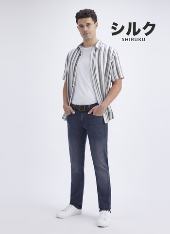 Men Grey Mid Rise Slim Structured Jeans