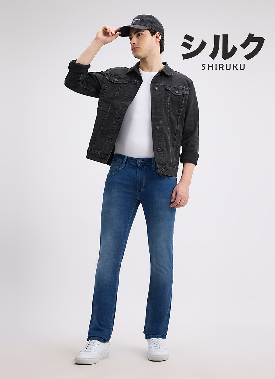 Men Blue Mid Rise Slim Structured Jeans, , large image number 1
