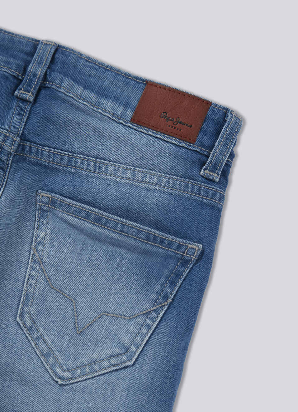 Boys Cashed Blue Mid Rise Slim Shorts, , large image number 3
