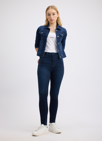 Women Blue Skinny Fit High Rise Jeans 