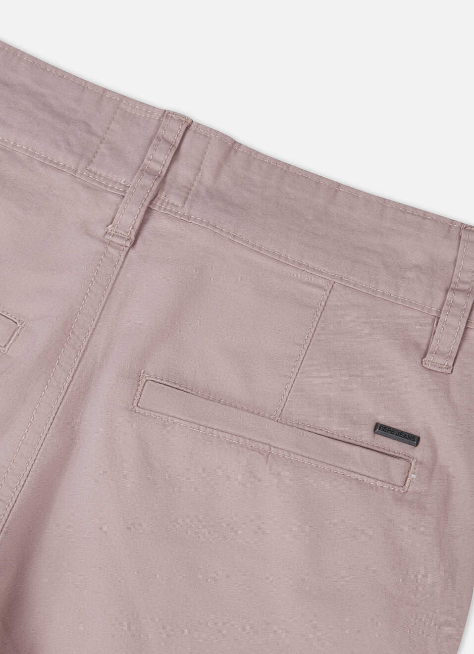 Boys Pink Mid Rise Stretch Shorts, , large image number 3
