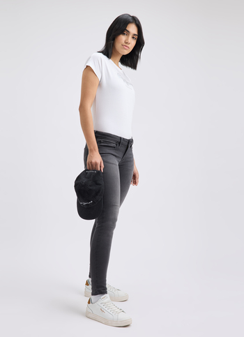 Women Grey Skinny Fit Mid Rise Jeans