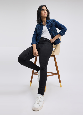 Women Black Skinny Fit High Rise Jeans 