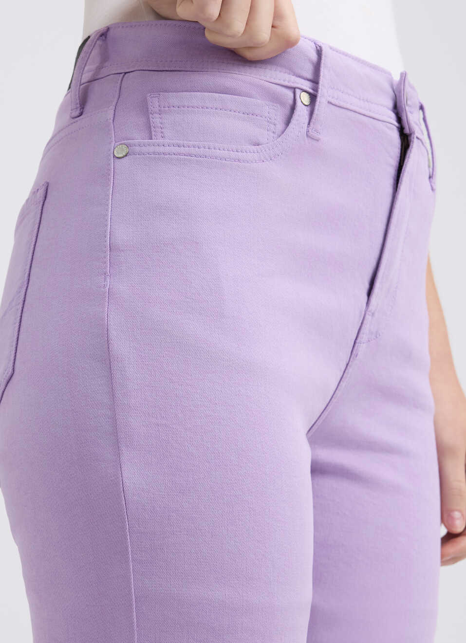 Women Purple Straight Fit High Rise Jeans, , large image number 4