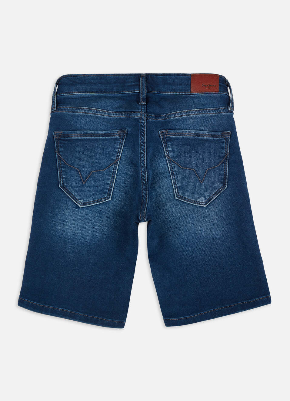 Boys Cashed Blue Mid Rise Slim Gymindigo Shorts, , large image number 1