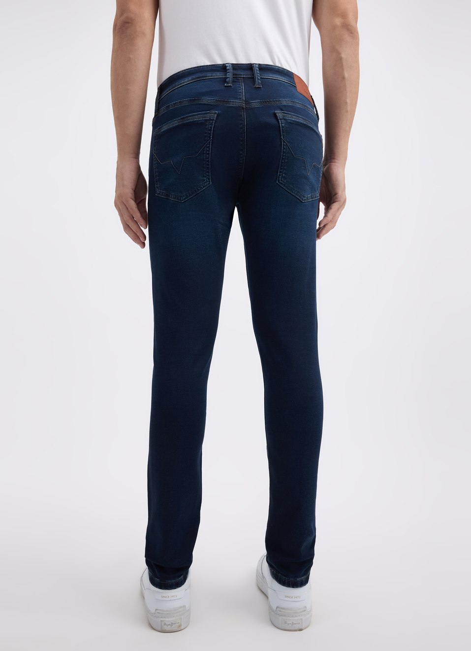 Men Blue Mid Rise Tapered Gymindigo Jogger Like Jeans, , large image number 2