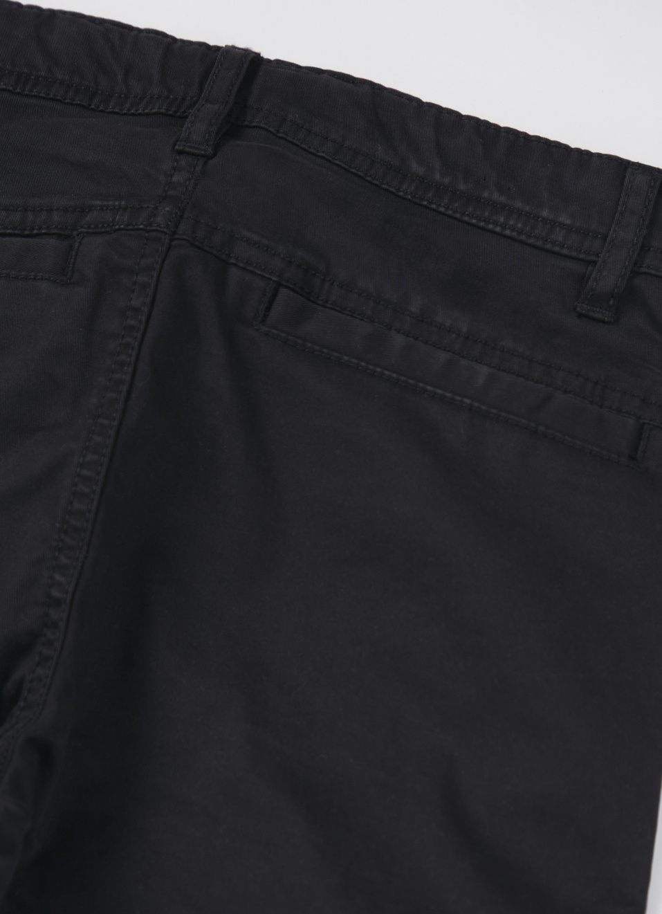 Boys Black Mid Rise Lightweight Stretch Cargo Pants, , large image number 3