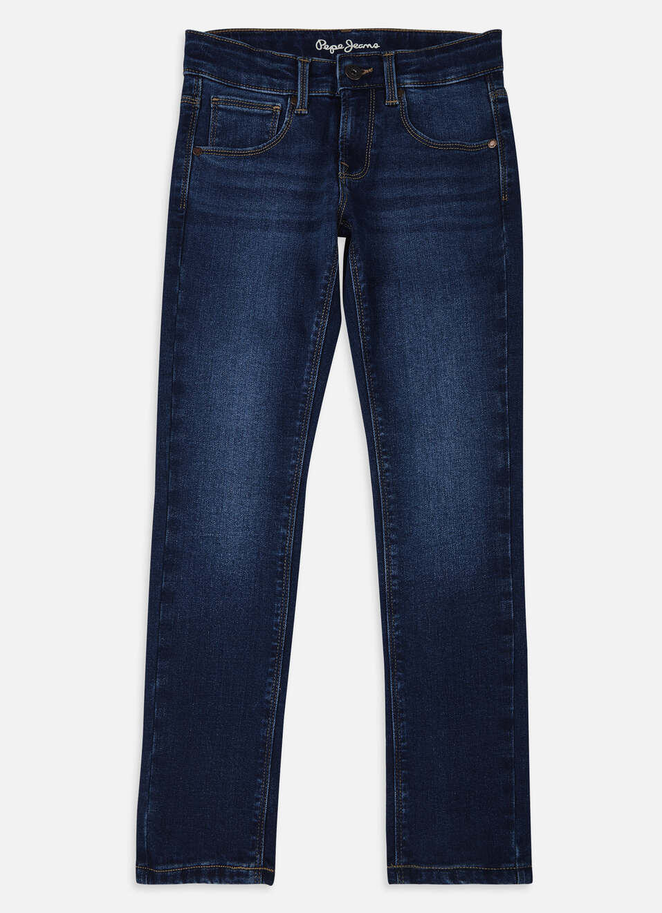 Boys Cashed Blue Mid Rise Slim Powerflex Jeans, , large image number 0