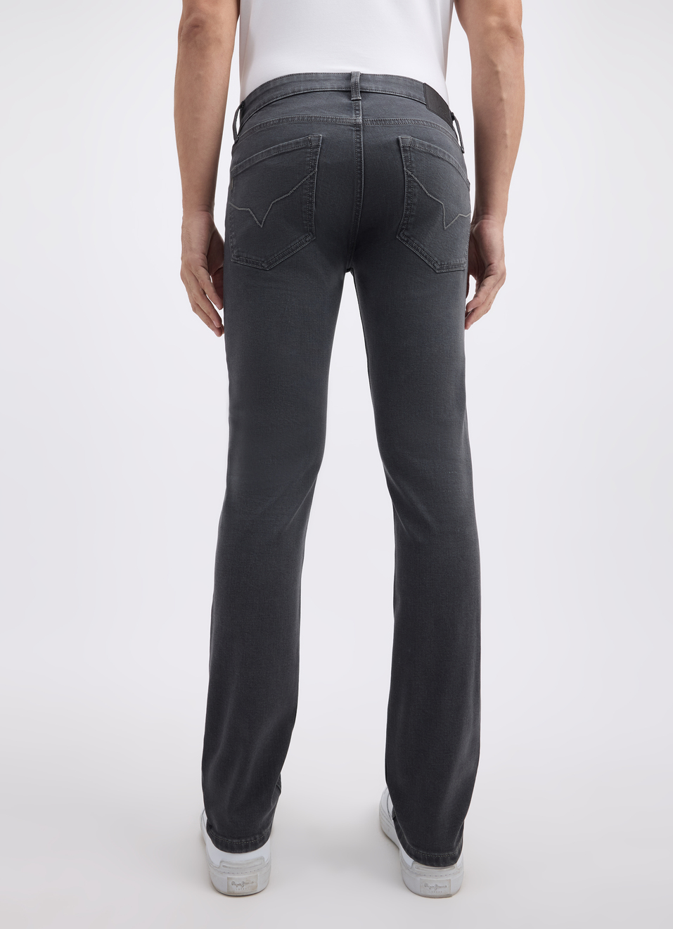 Men Grey Slim Fit Mid Rise All-climate Stretchable Jeans, , large image number 2