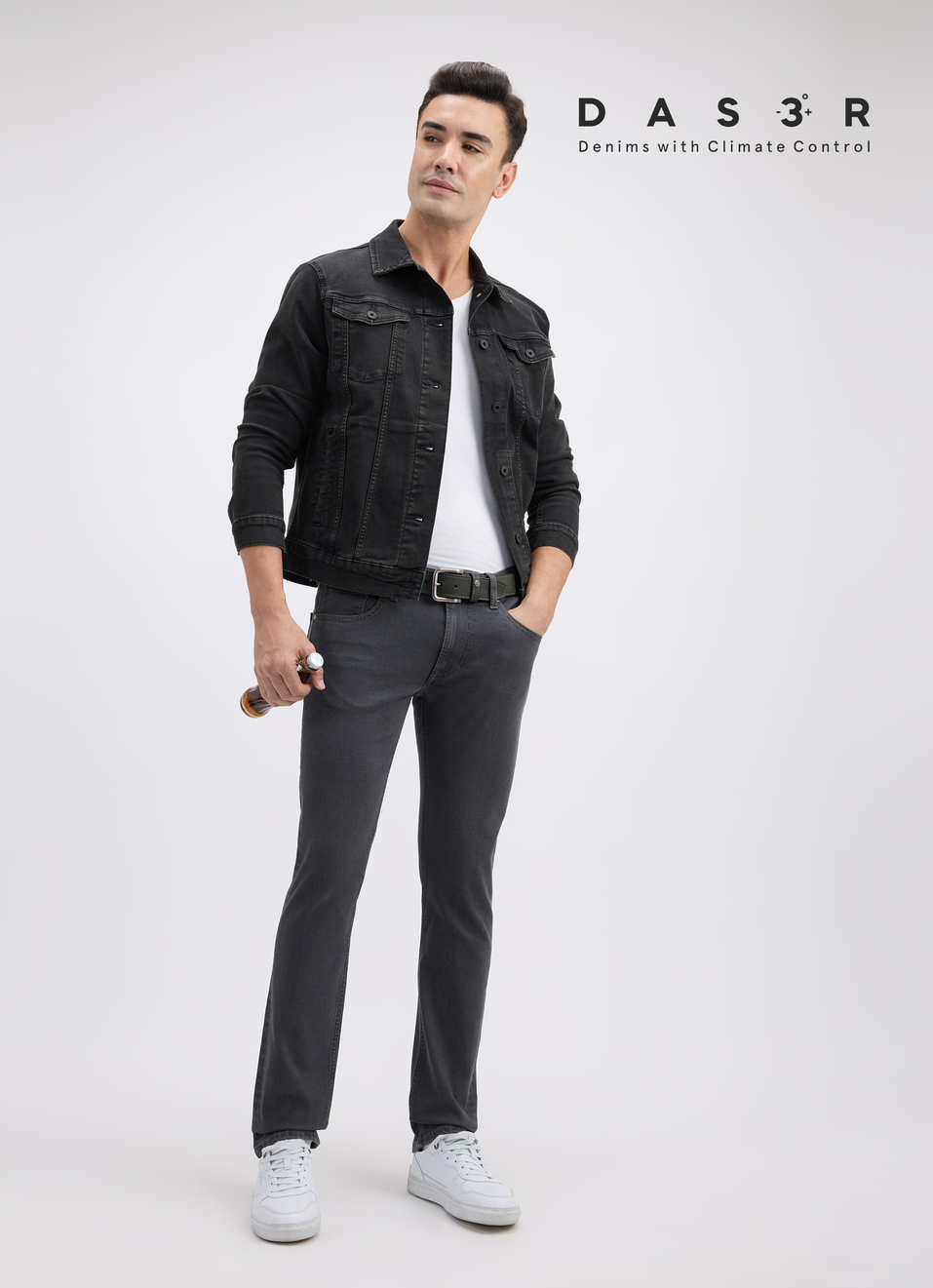 Men Grey Slim Fit Mid Rise All-climate Stretchable Jeans, , large image number 0