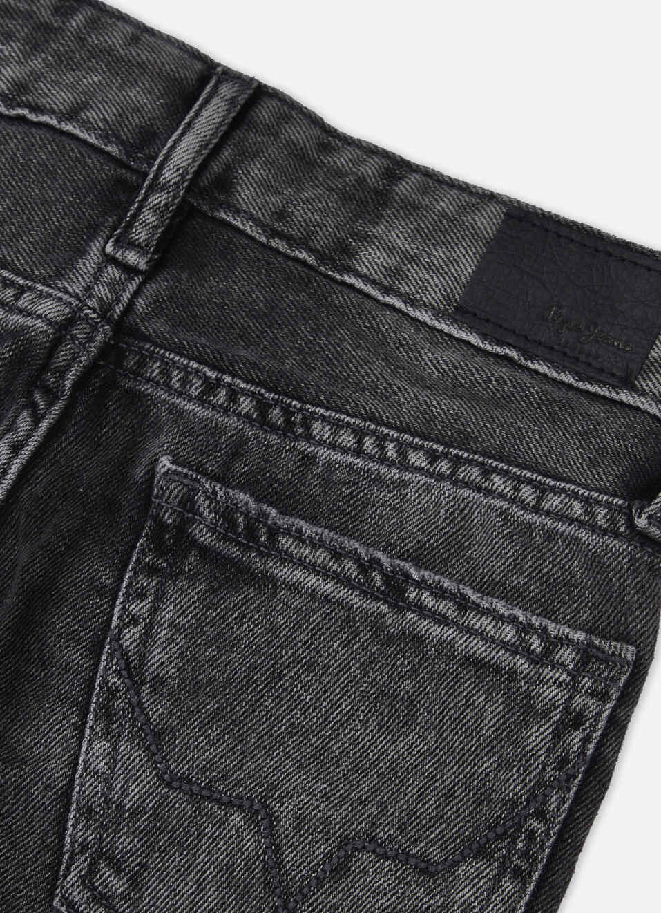 Boys Grey Mid Rise Tapered Baggy Jeans, , large image number 3