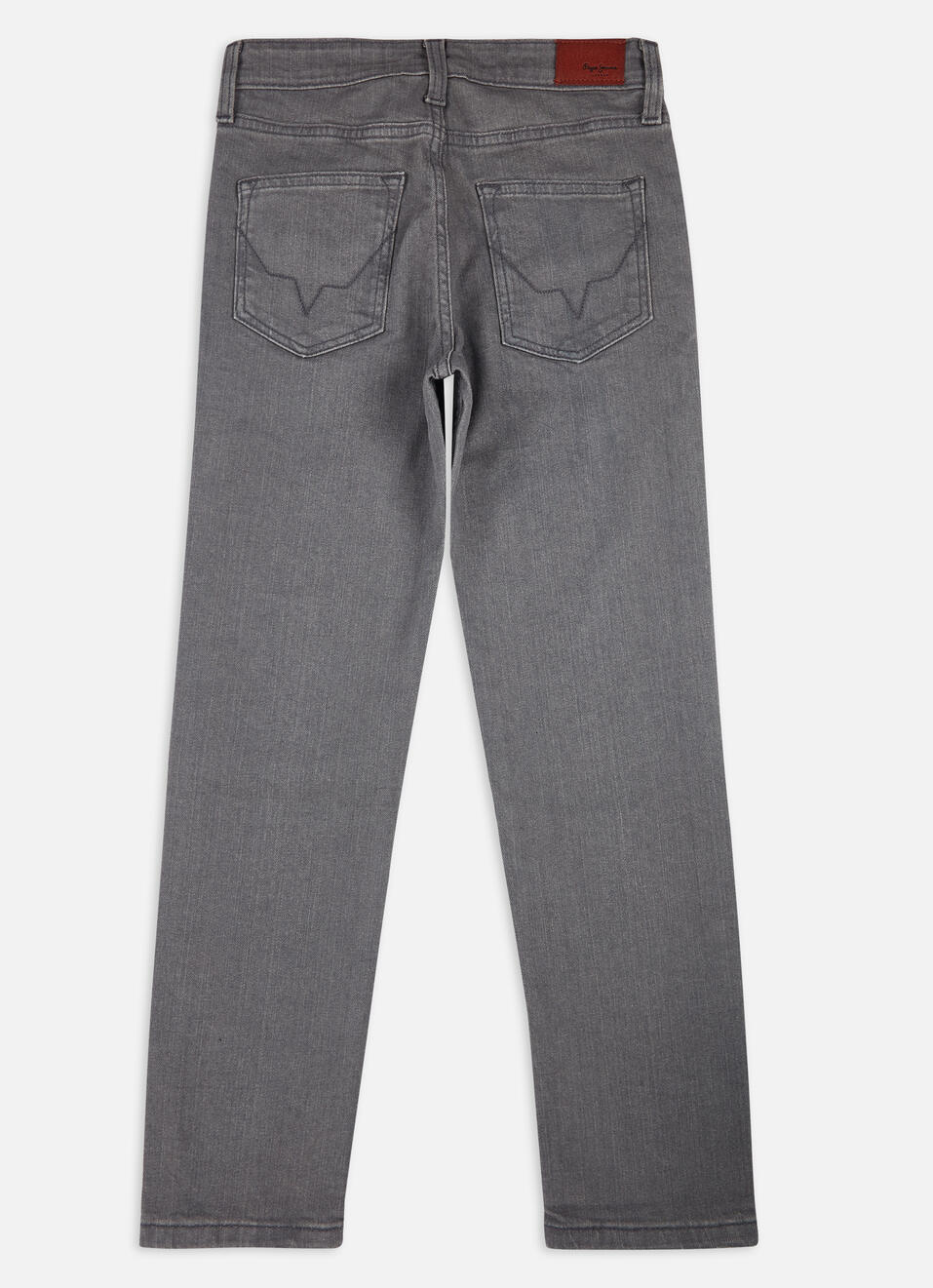 Boys Skater Grey Mid Rise Straight Leg Jeans, , large image number 1