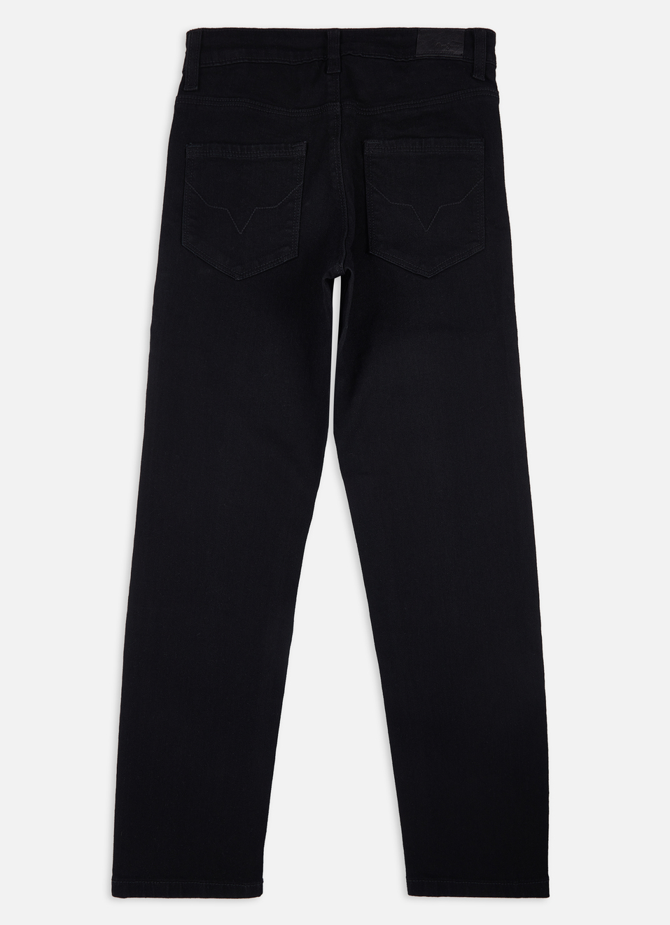 Boys Skater Black Mid Rise Straight Leg Jeans, , large image number 1